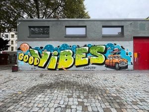 Vibes Technology Graffiti Workshop als Teamevent